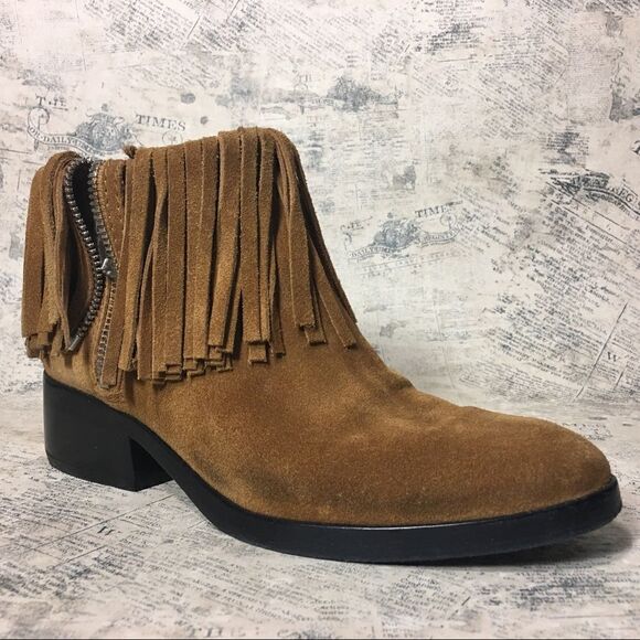 3.1 PHILLIP LIM Alexa fringed suede ankle boots - Picture 2 of 15